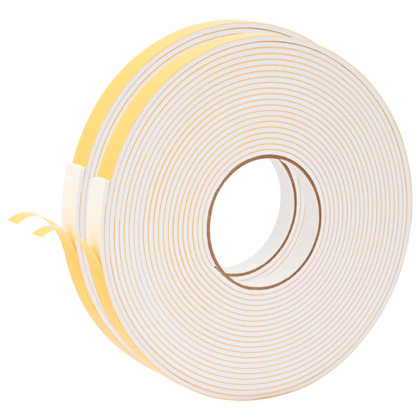 Itsekiinnittyvä vaahtoteippi 2 kpl valkoinen 15mm x 10m
