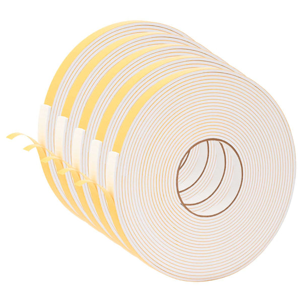 Itsekiinnittyvä vaahtoteippi 5 kpl valkoinen 15mm x 10m