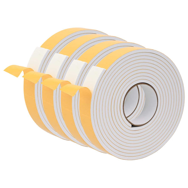 Itsekiinnittyvä vaahtoteippi 4 kpl valkoinen 30mm x 5m CR-vahto