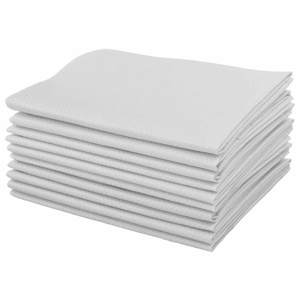 Kudotut säkit 100 kpl valkoinen 40 x 60 cm PP