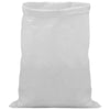 Kudotut säkit 250 kpl valkoinen 30 x 45 cm PP