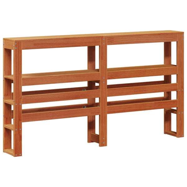 Sängyn runko Vaha ruskea 120 x 200 cm Massiivinen mänty