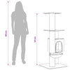 Kissanpuu sisaliraapimispuilla Kerma 137 cm