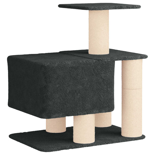 Kissanpuu sisaliraapimispuilla Tummanharmaa 96 cm