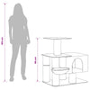 Kissanpuu sisaliraapimispuilla Tummanharmaa 96 cm