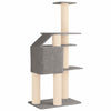 Kissanpuu sisaliraapimispuilla Vaaleanharmaa 183 cm