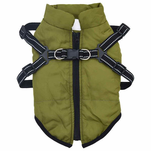 Koiran Takki Armivihreä L36 Fleece ja polyesteri