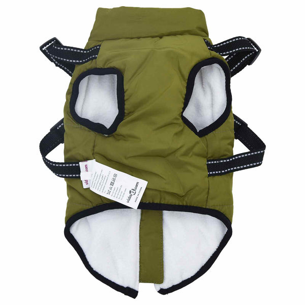 Koiran Takki Armivihreä L40 Fleece ja polyesteri