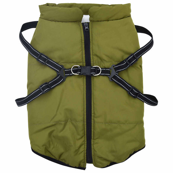 Koiran Takki Armivihreä L44 Fleece ja polyesteri