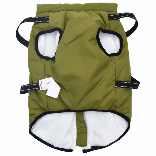 Koiran Takki Armivihreä L52 Fleece ja polyesteri