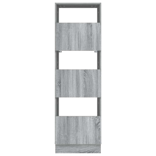 Pyykkikaappi ovella Harmaa Sonoma 50 x 68 x 162 cm Tekninen puu