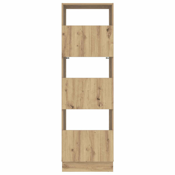 Pyykkikaappi ovella Artisan tammi 50 x 68 x 162 cm Tekninen puu