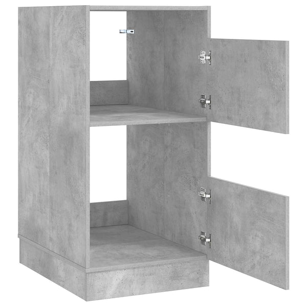 Pyykkikaappi Betoninharmaa 50 x 68 x 102 cm Tekninen puu