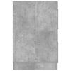 Pyykkikaappi Betoninharmaa 50 x 68 x 102 cm Tekninen puu