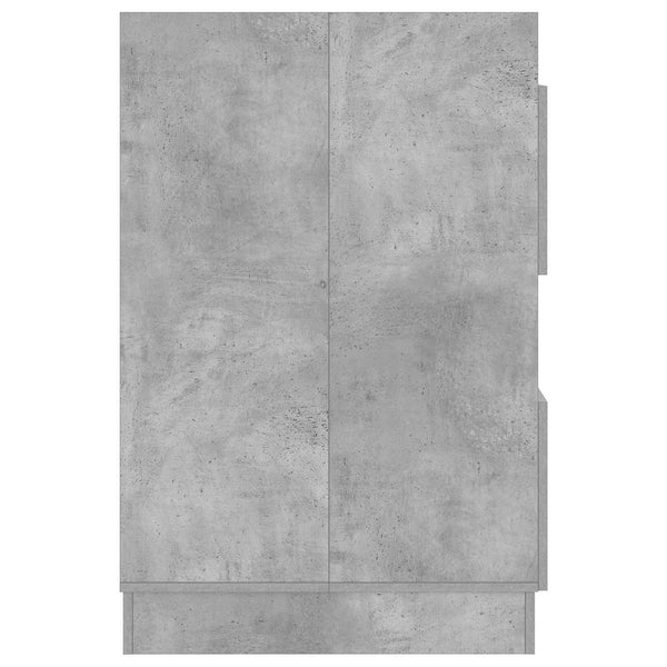 Pyykkikaappi Betoninharmaa 50 x 68 x 102 cm Tekninen puu
