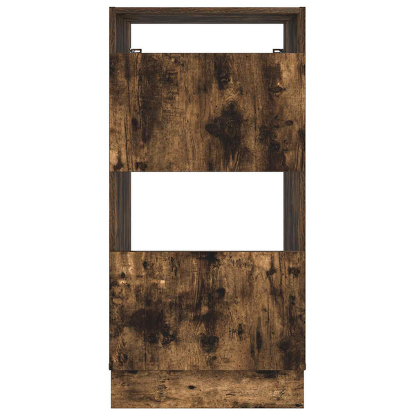 Pyykkikaappi ovella Savupähkinä 50 x 68 x 102 cm Tekninen puu