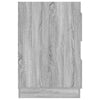 Pyykkikaappi ovella Harmaa Sonoma 50 x 68 x 102 cm Tekninen puu
