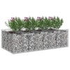 Gabion Kohotettu Peti 2 kpl 200 x 100 x 60 cm Galvanoitu teräs