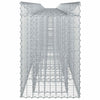 Gabion Kohotettu Peti 3 kpl 400 x 50 x 80 cm Galvanoitu teräs