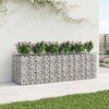 Gabion Kohotettu Peti 3 kpl 300 x 100 x 100 cm Galvanoitu teräs