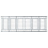 Gabion Kohotettu Peti 3 kpl 300 x 100 x 100 cm Galvanoitu teräs