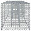 Gabion Kohotettu Peti 2 kpl 260 x 60 x 55 cm Galvanoitu teräs