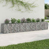 Gabion Kohotettu Peti 2 kpl 340 x 60 x 55 cm Galvanoitu teräs