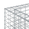 Gabion Kohotettu Peti 2 kpl 250 x 50 x 80 cm Galvanoitu teräs