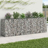 Gabion Kohotettu Peti 2 kpl 250 x 50 x 80 cm Galvanoitu teräs