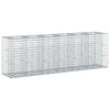 Gabion Kohotettu Peti 2 kpl 250 x 50 x 80 cm Galvanoitu teräs