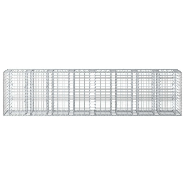 Gabion Kohotettu Peti 2 kpl 330 x 50 x 80 cm Galvanoitu teräs