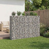 Gabion Kohotettu Peti 3 kpl 250 x 50 x 150 cm Galvanoitu teräs
