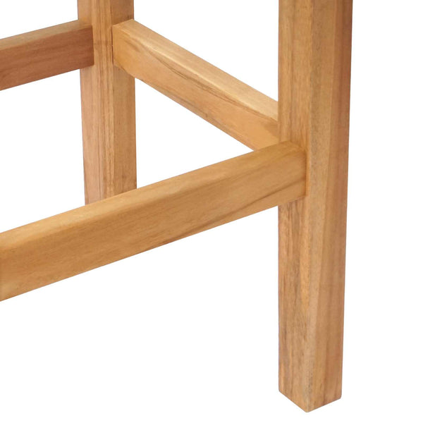 Baarijakkara 2 pcs Ruskea Tiikkipuu