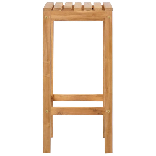 Baarijakkara 2 pcs Ruskea Tiikkipuu