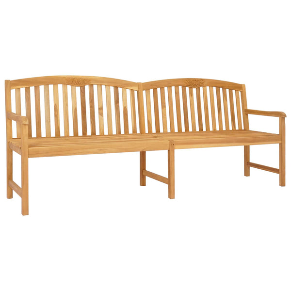 Käsintehty Ruusupenkki 228 x 60 x 90 cm Tiikkipuu Luonnollinen