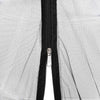 Puutarhan hyttysverkko 220 mesh Musta 3 x 4,5 x 2,5 m