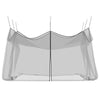 Puutarhan hyttysverkko 220 mesh Musta 3 x 4,5 x 2,5 m