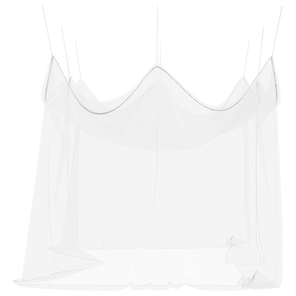Puutarhan hyttysverkko 220 mesh valkoinen 3 x 4,5 x 2,5 m