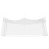 Puutarhan hyttysverkko 220 mesh valkoinen 3 x 6 x 2,5 m