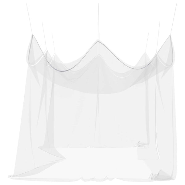 Puutarhan hyttysverkko 220 mesh valkoinen 3 x 6 x 2,5 m