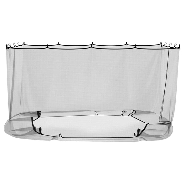 Hyttysverkko kaikille 220 mesh Musta 3,6 x 3,6 x 2 m Polyesteri