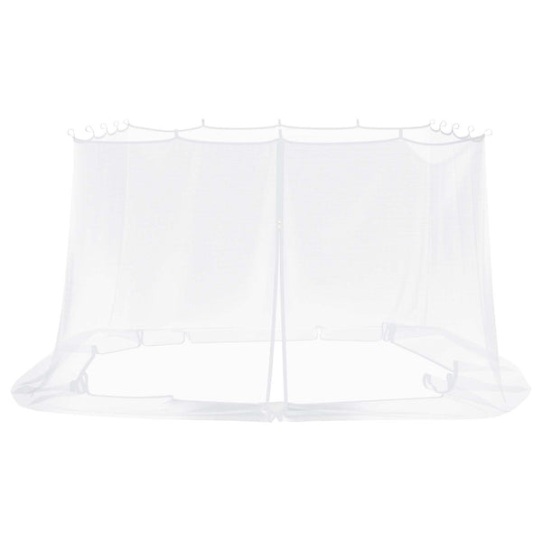 Hyttysverkko kaikille 220 mesh valkoinen 3,6 x 3,6 x 2 m
