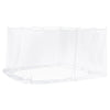 Hyttysverkko kaikille 220 mesh valkoinen 3 x 4 x 2 m Polyesteri