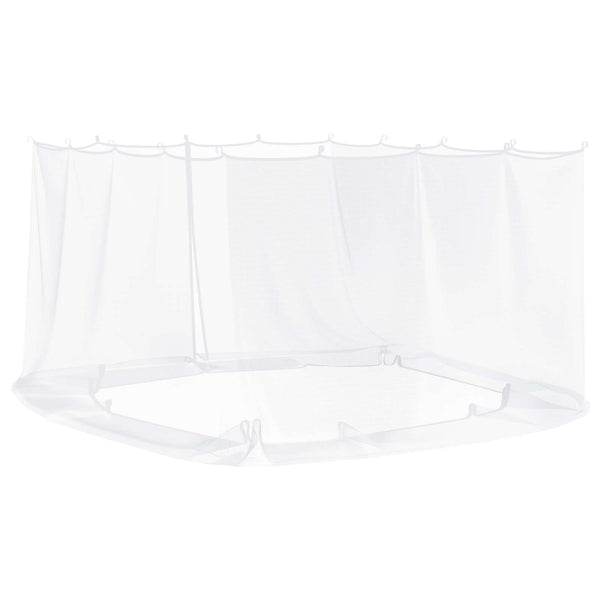 Hyttysverkko kaikille 220 mesh valkoinen 3 x 4 x 2 m Polyesteri