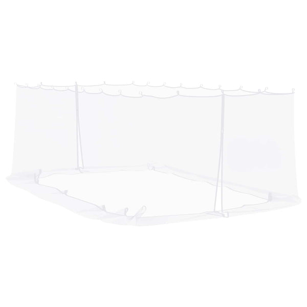 Hyttysverkko kaikille 220 mesh valkoinen 3 x 6 x 2 m Polyesteri