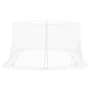 Hyttysverkko kaikille 220 mesh valkoinen 3 x 6 x 2 m Polyesteri