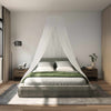 Hyttysverkko sängylle 3 kpl 156 mesh valkoinen ⌀56 x 220 cm