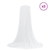 Hyttysverkko sängylle 3 kpl 156 mesh valkoinen ⌀56 x 220 cm