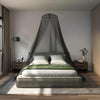 Hyttysverkko sängylle 156 mesh Musta ⌀56 x 220 cm Polyesteri