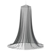 Hyttysverkko sängylle 156 mesh Musta ⌀56 x 220 cm Polyesteri